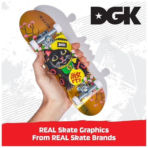 Tech Deck Dgk Handboard Mini Skateboards Authentiques Jouets Pour Garçons Et Filles À Partir De Utilisation Manuelle Uniquement - vue 4
