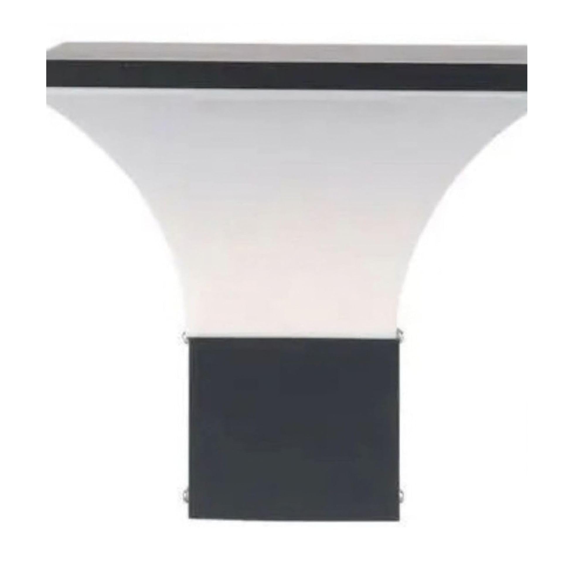 Modern Black Gate Lights - 2 Pack -11
