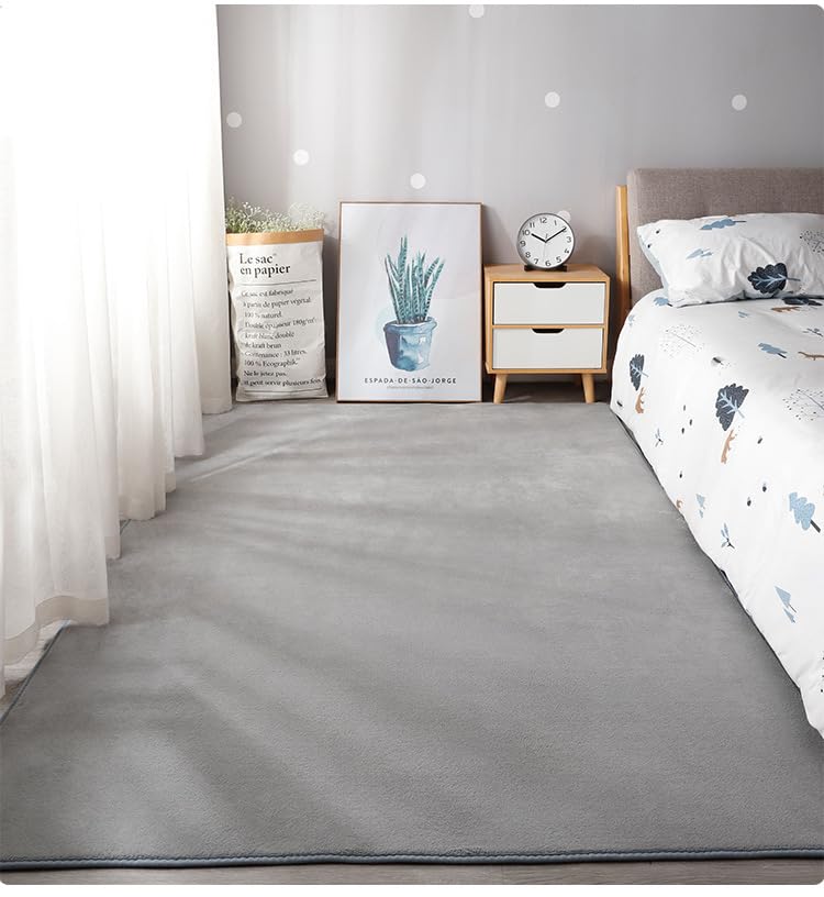 Tapis antidérapant doux salon moderne beige 40x60 chambre maison - 3