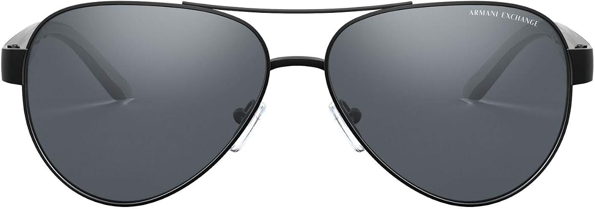 Armani Exchange Mens AX2034S Aviator Sunglasses