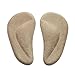 footinsole Arch Support Insoles (4 Pcs) Gel Foot Massage Suede Insoles for Fallen Arches - 2 Pairs