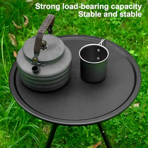 Table d'extérieur pliante avec hauteur réglable et design pliable compact