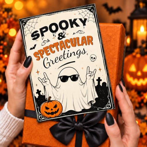 YoourLinee Halloween Cards and Envelope — Warm Halloween Wishes Inside - image 7