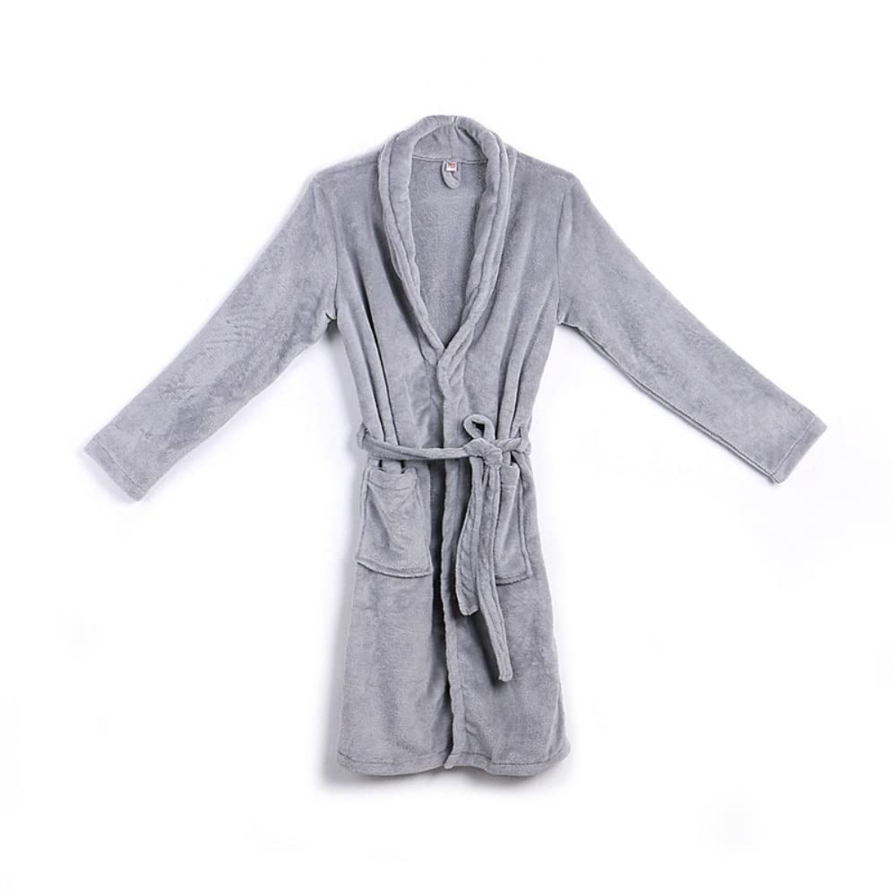 Night Robes Long Sleeve Nightwear Kimono Robe with Belt Comfy Casual Pajamas Nightshirt D-XL Code