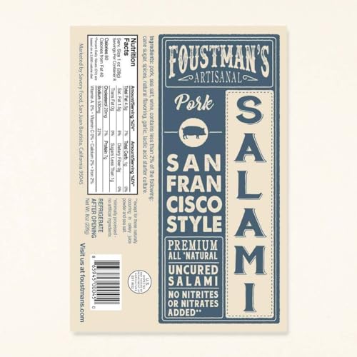 Foustman'S Salami (San Francisco Style) Artisanal thumb #1