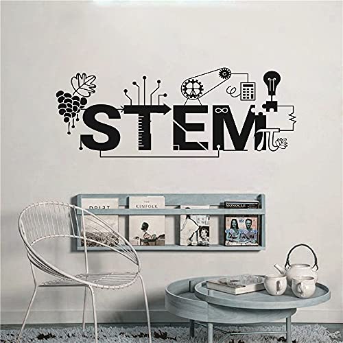 Vinilo Decorativo Negro Educación STEM 40x100 cm miniatura 6