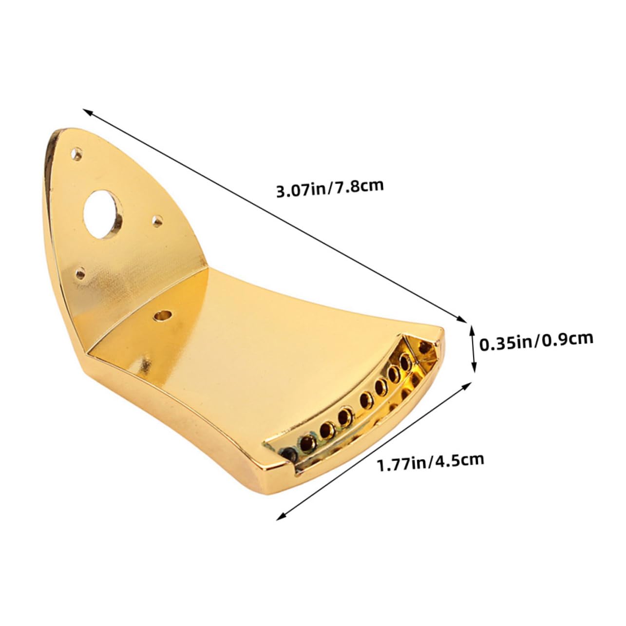 Toyvian 2sets Parti Metalliche Per Mandolino Triangolo Compatibile Con Mandolini Arched Top Corde Facile Da Installare Di Resistente e Durevole Accessorio Per Musicisti