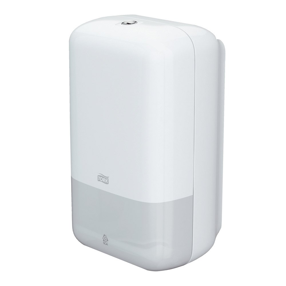 Tork plegable dispensador de papel higiénico de elevación 556000, 15,9 cm x 27.1 cm x 12,8 cm), color blanco