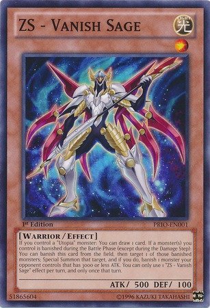 YU-GI-OH!ZS - Vanish Sage (PRIO-EN001) - Primal Origin - 1st Edition - Common