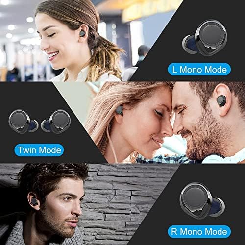 Wireless Earbuds Bluetoth Headphones, Noise Cancelling Bluetoth Earbuds In Ear IP7 Waterproof, IDE11 Earphones Wireless 48H Playtime with Mic and Charging Case Touch Control For Sport Work