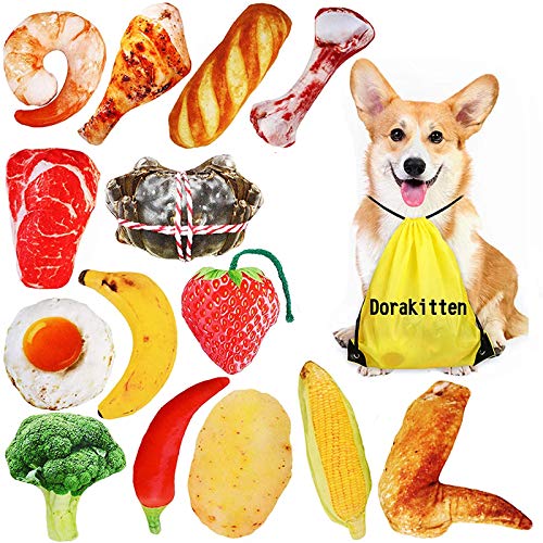 Dorakitten Dog Squeaky Toys, 14 Pack Dog Toys Squeaky Small Dog Toys Squeaky Puppy Chew Toys Plush Dog Toy for Small Dogs with Squeakers for Small Medium Dogs