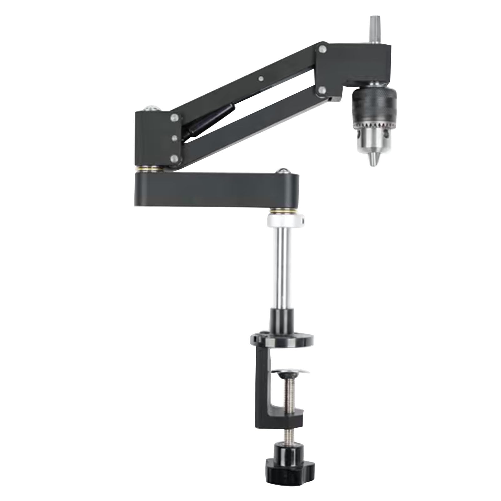 Eujgoov Staffa a Sbalzo per Maschiatura, Braccio di Supporto Verticale in Lega di Alluminio CNC, Corsa 130 Mm per Maschiatura e Pezzi