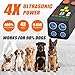 AOFANPET Dog Bark Deterrent Devices 2026 New Updated 4X Ultrasonic Anti Barking Device with 10 Modes & LED Light, 45ft Range Rechargeable Handheld Trainer for Dogs Humane Bark Control