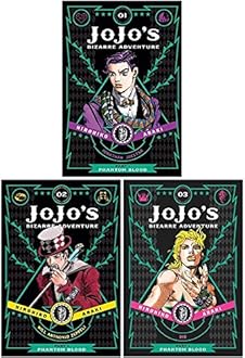 Jojos Bizarre Adventure Part 1: Phantom Blood Vol 1-3 Books Collection Set