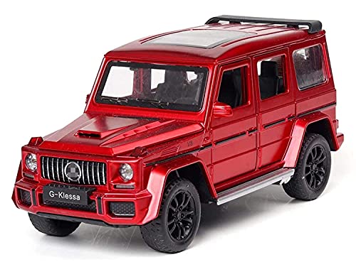 Image of WireScorts Exclusive Alloy Metal Pull Back Die-cast Car 1:32 AMG G65 Diecast Metal Pullback Toy car with Openable Doors & Light, Music Boys Gifts Toys for Kids - Multi Color
