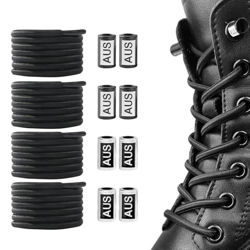 YLOKO 2 Pairs Elastic Shoe Laces No Tie Shoelaces for Boot Sneaker