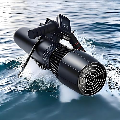 LHUITUI Propulsor Submarino Portátil, Scooter Submarino para Esnórquel, Scooter Submarino Eléctrico, Profundidad 40m, Batería De Litio, Múltiples Usos, para Aventuras De Esnórquel Y Buceo 16000mah