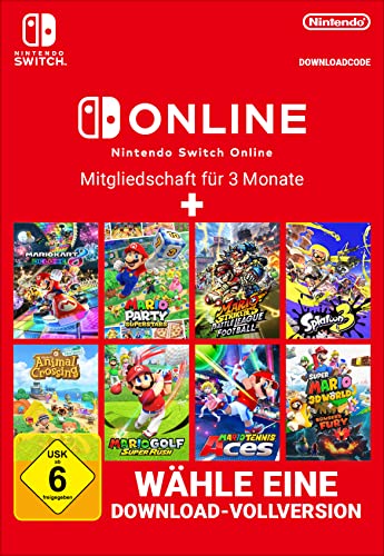 Multi-software + 90-tägige Einzelmitgliedschaft für Nintendo Switch Online Multi-software + 3M | Nintendo Switch - Download Code