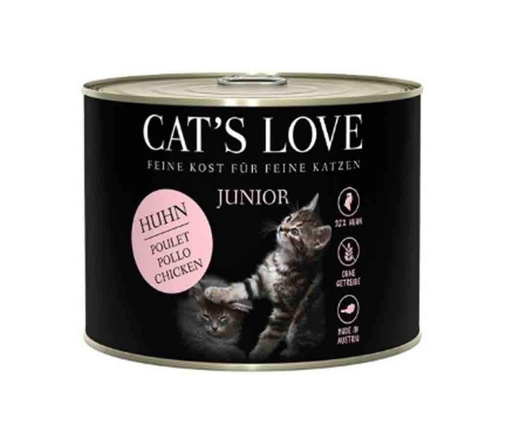 Cat's Love Junior Poulet sans céréales et sans Gluten 6 x 200 g