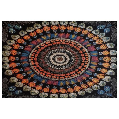 Sets de table anti-tache mandala protégeant de la chaleur pour votre cuisine - 2
