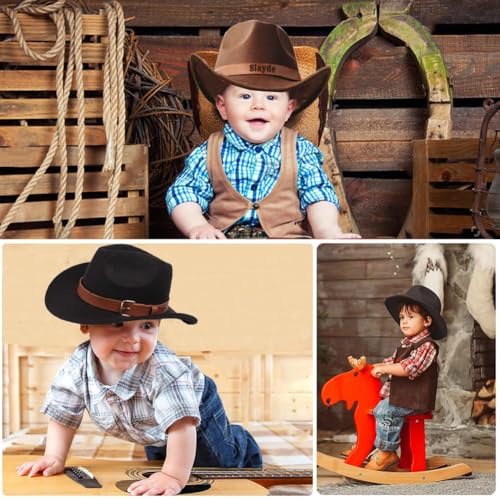 Custom Toddler Cowboy Hat Personalized Toddler Cowboy Hat Cowboy Cowgirl Hats for Western Dress up Parties3