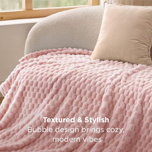 Save on Bedsure Pink Fluffy Throw Blanket - Use Code PE5OYREG - Image 5