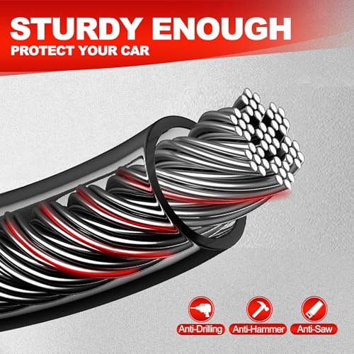 image for KAYCENTOP Car Steering Wheel Lock, Seat Belt Lock, Car Locks Anti-Thef