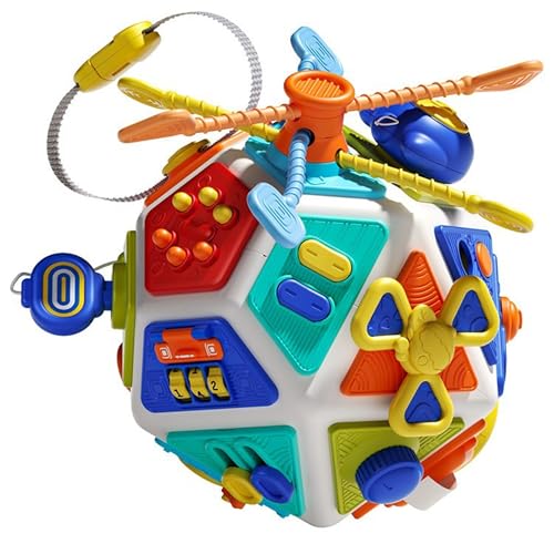 Cube d'activité Montessori Busy Board, le cadeau d'anniversaire idéal pour un tout-petit