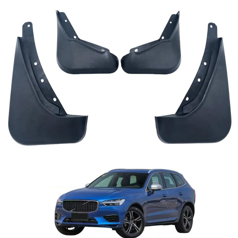 QIZUN 4pcs Car Front Rear Mud Flaps for Volvo XC60 2018-2025