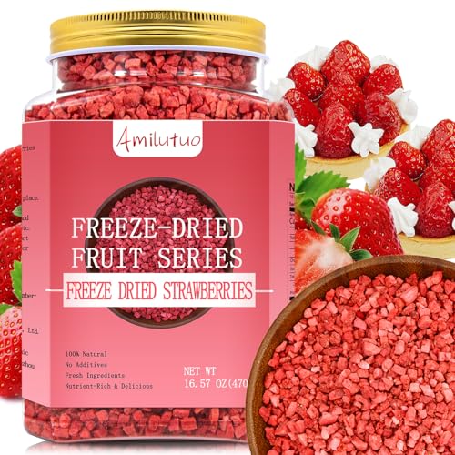 Amilutuo Freeze Dried Strawberries Pieces