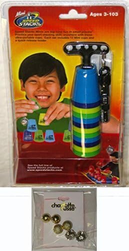 Speed Stacks MINI Play Set of 12 Ultra Portable Cups with Charlotte Russe Earings