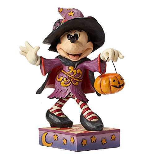Enesco Jim Shore Disney Traditions by Minnie Mouse as Witch Figurine, 6.5
