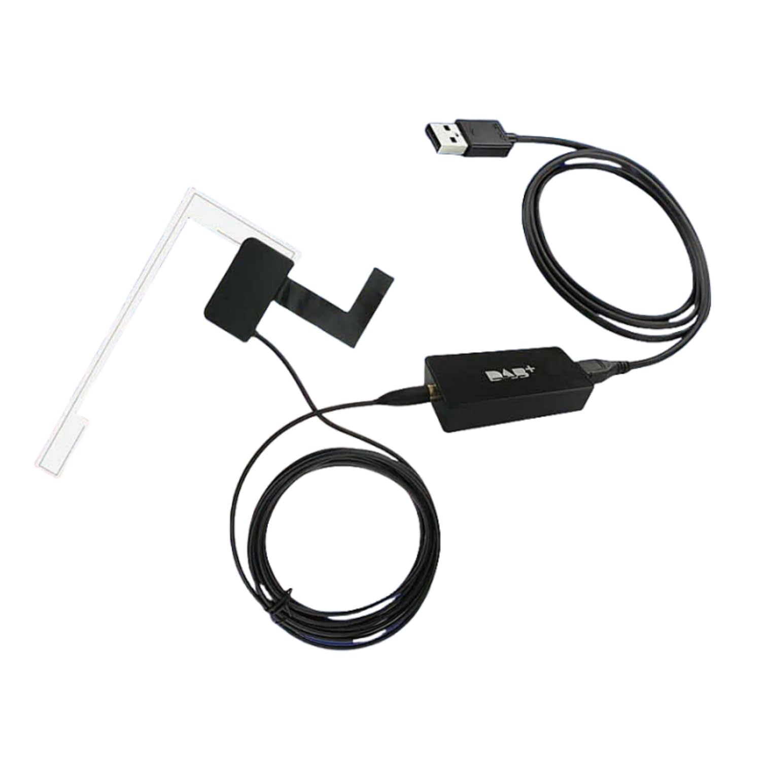 Récepteur Radio Dab/Dab+ pour Autoradio Android, Adaptateur Radio Numérique Dab pour Voiture Adaptateur Dab USB avec Antenne Tuner Dab