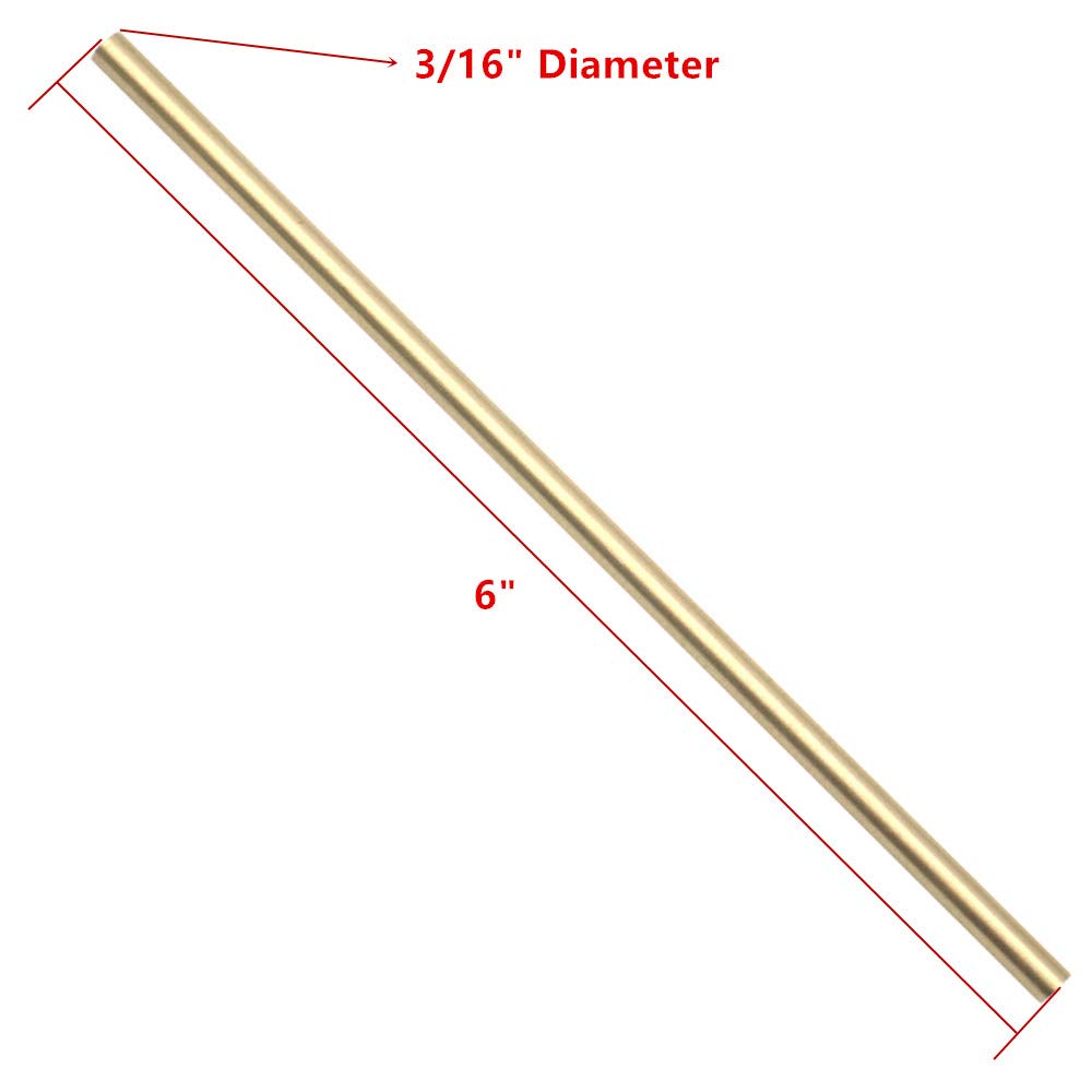 Brass Round Rods - Crafting & Metalworking -2 Brass Round Rods - Crafting & Metalworking -2