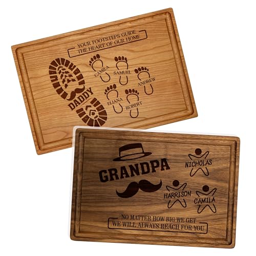 Tabla de cortar rectangular de madera personalizada miniatura 1