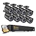 Produktbild Anlapus 8CH 2K 5MP Super HD POE Überwachungssystem mit 2TB Festplatte, 8CH H.265+ 5.0MP POE NVR und 8 Außen 2560P IP Überwachungskamera Set für Haus Überwachung, 30M Nachtsicht