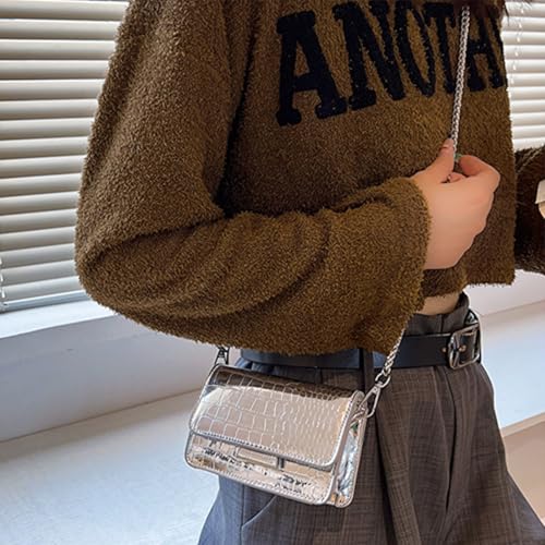 Image of Mini Purses for Women Y2K Purses Top Handle Crossbody Bag Clutch Shoulder Handbag for Cocktail Party Prom Wedding