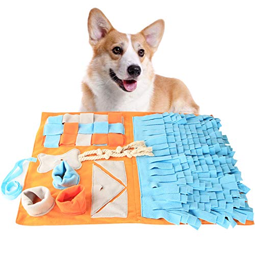Tapis snuffle chien anti-ennui pour stimuler le flair et l'odorat