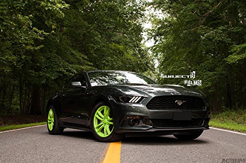 Subject 9 - Fits: Mustang Pre-Cut Vinyl Overlay Headlight Plus Tint (2015 2016 2017) Dark #TOP2