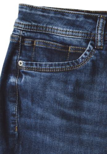 Street One Damen A378402 Jeans im Casual Fit, Dark Blue Wash, 27W / 28L – Ansicht 6