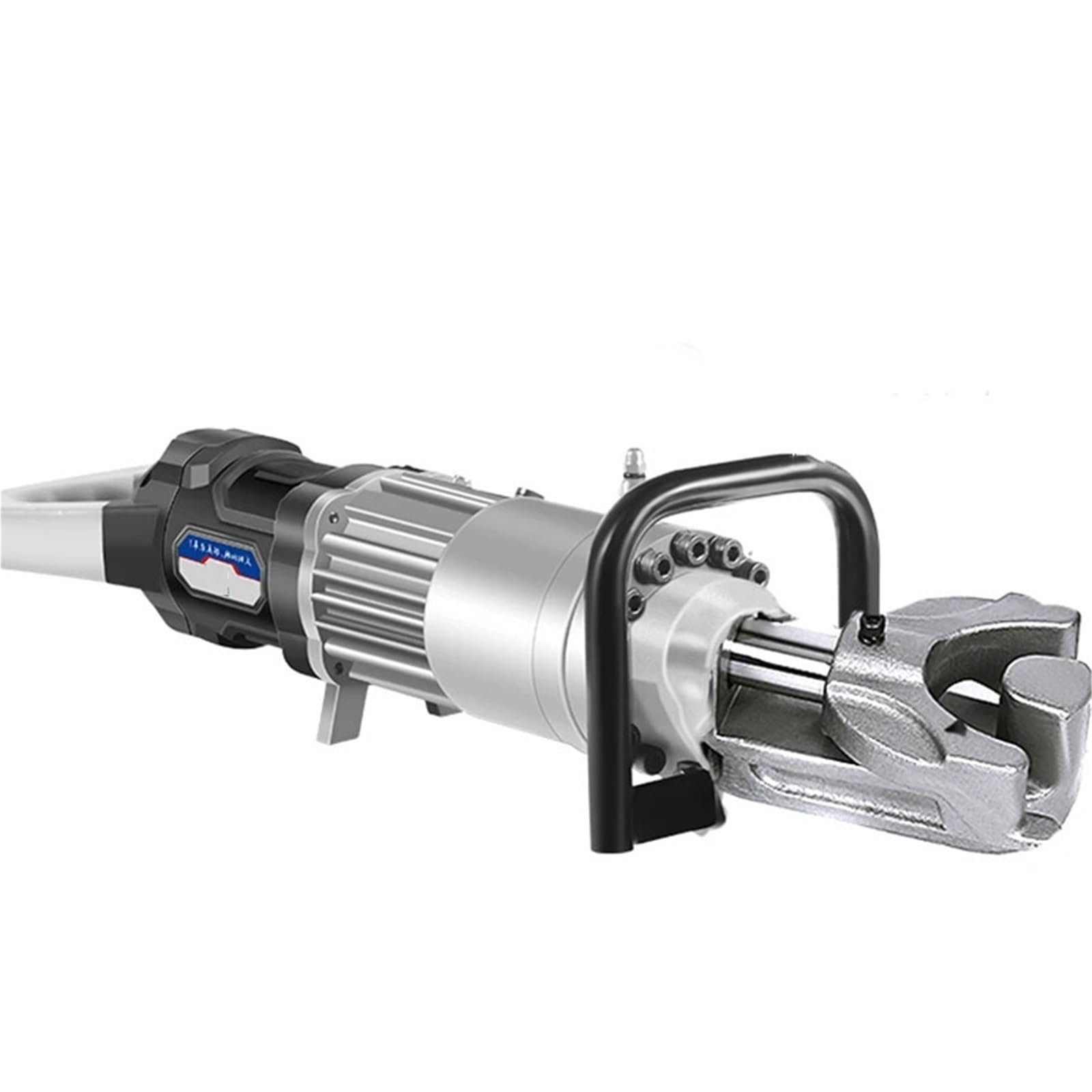 Gqnblvhzupdm Rear Handle Rebar Bender, Electric Hydraulic Steel Bar Bending Machine Bender 4-16Mm Rebar Tool Straightening(Rear Handle)