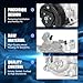 Air Conditioner AC Compressor With Clutch for Chevy Sonic 1.8 1.8L 2013 2014 2015 2016 2017 2018 13 14 15 16 17 18, Manual Temp Control Only
