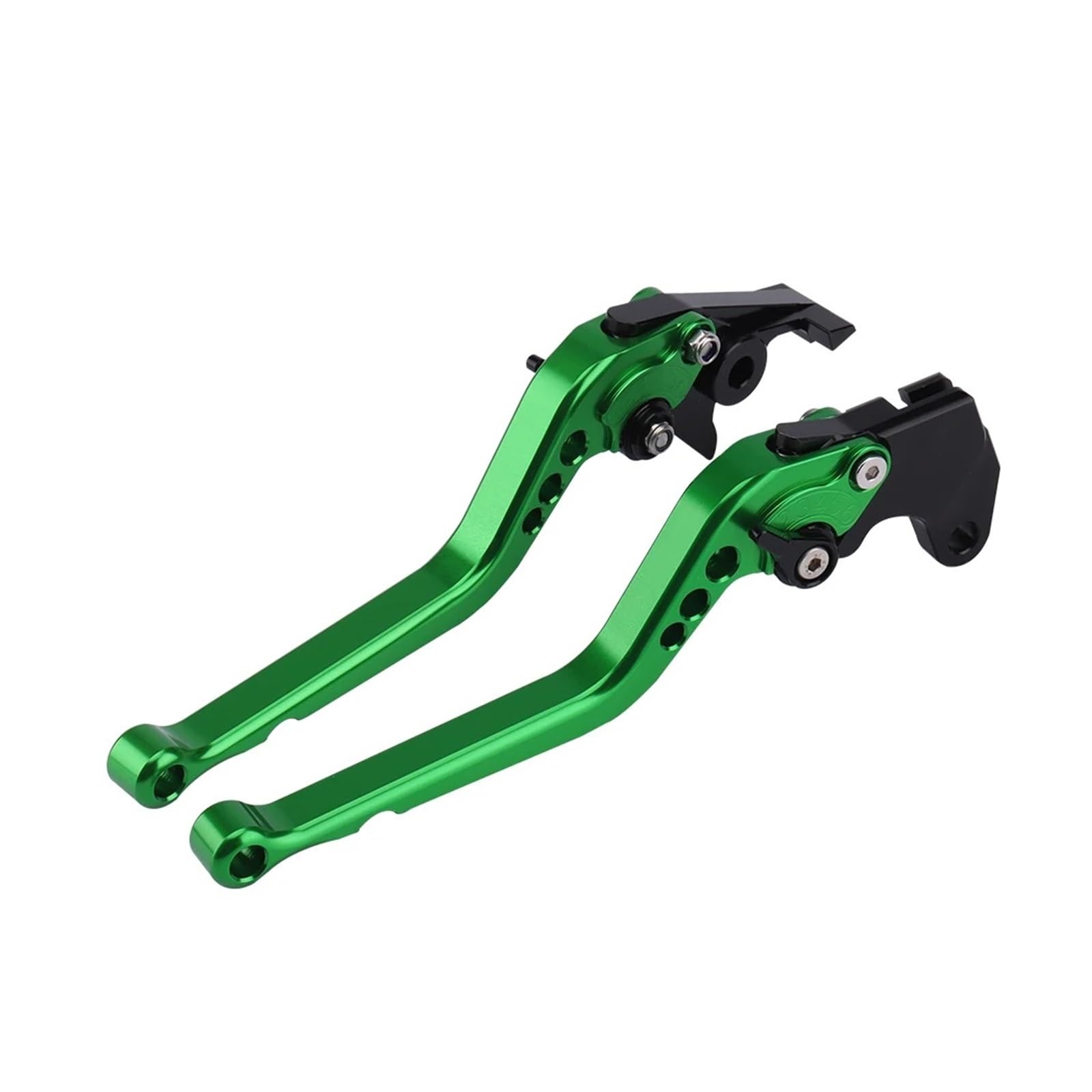 Hguvsjd for Kawasaki for Ninja 650R/ER-6F/ER-6N Z900 Z650 Motorcycle Long Short Handle Brake Clutch Lever Motorcycle Brake Lever(Long Green)