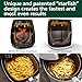 Philips Essential Connected XL 2.65lb/6.2L Capacity Digital Airfryer with Rapid Air Technology, Wi-Fi Connected (HomeID App), Alexa Compatible, Black- HD9280/91, Compact