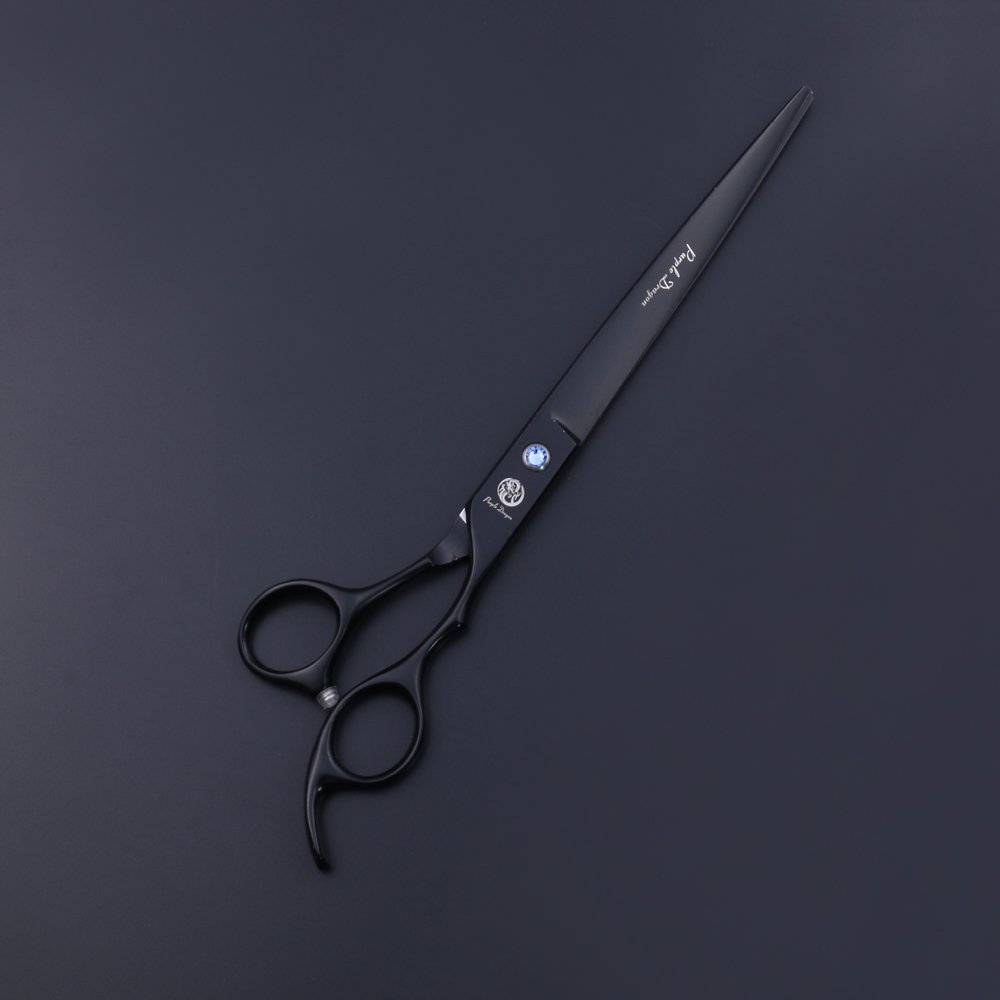 Purple Dragon Tijeras profesionales de corte de pelo para perros de 8 pulgadas | Acero inoxidable japonés 440C, para peluqueros de mascotas o uso familiar