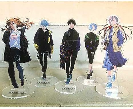 Amazon エヴァンゲリオン アクリルスタンド Radioeva 第4弾 フルコンプ 5個セット カヲル アスカ シンジ レイ マリ 渚カヲル アイドル 芸能人グッズ 通販