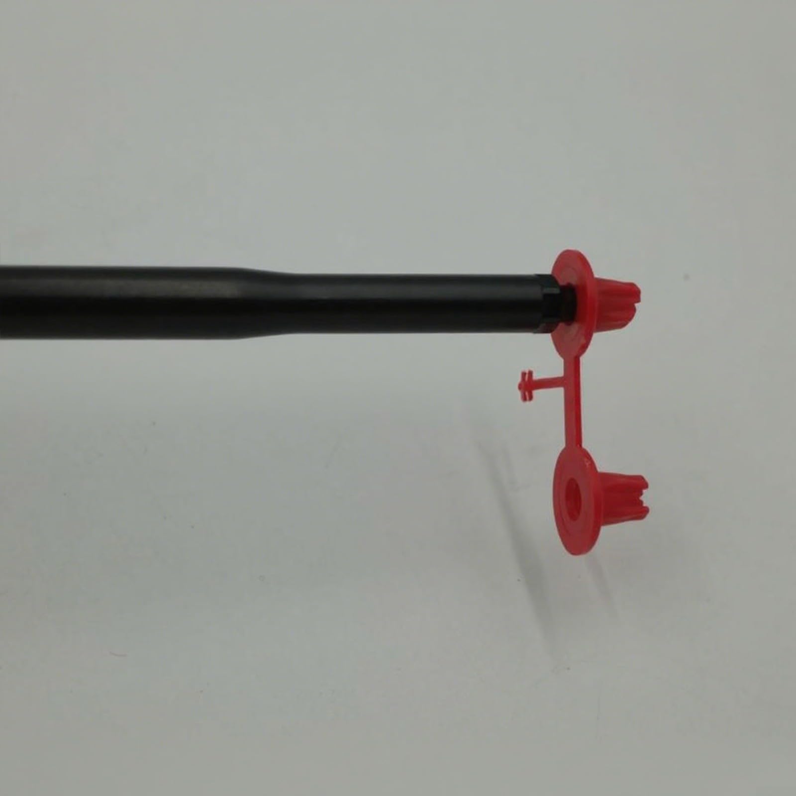 Ugelli in schiuma poliuretanica riutilizzabili, per isolamento da soffitto e pareti, immagine a spruzzo liscia, compatibile con la maggior parte delle pistole in schiuma, rosso, 5,5 × 2 cm (5 pezzi)