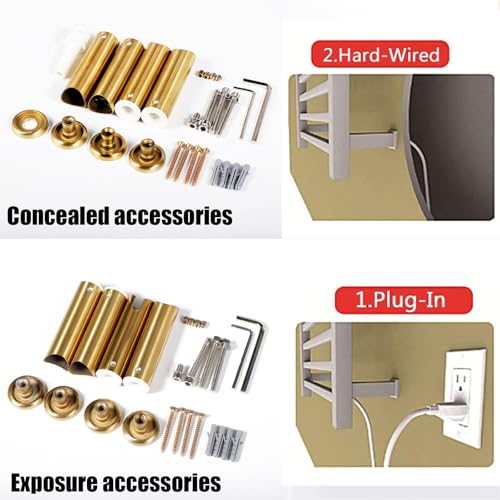 Porte-serviettes électrique câblé pour une salle de bain cocooning - 5