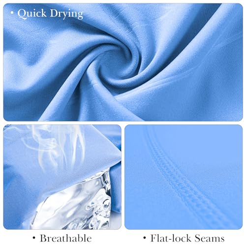 Soccer Compression Shirt for Kids, Breathable Moisture Wicking Long Sleeve Undershirt, Athletic Performance Base Layer Shirts3