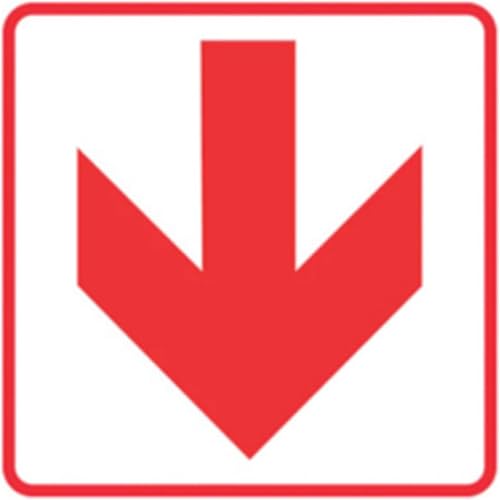 Red Arrow – Directional Sign 290×290